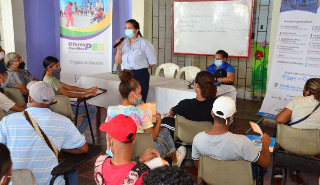 Las jornadas contaron con el respaldo del PES, Secretaría de Educación, Institución Universitaria Mayor de Cartagena, SENA y Unicolombo