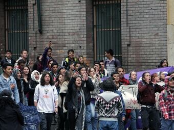 Marchas en apoyo al paro agrario. Foto: Colprensa.