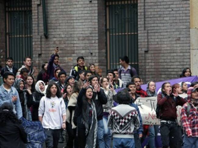 Marchas en apoyo al paro agrario. Foto: Colprensa.