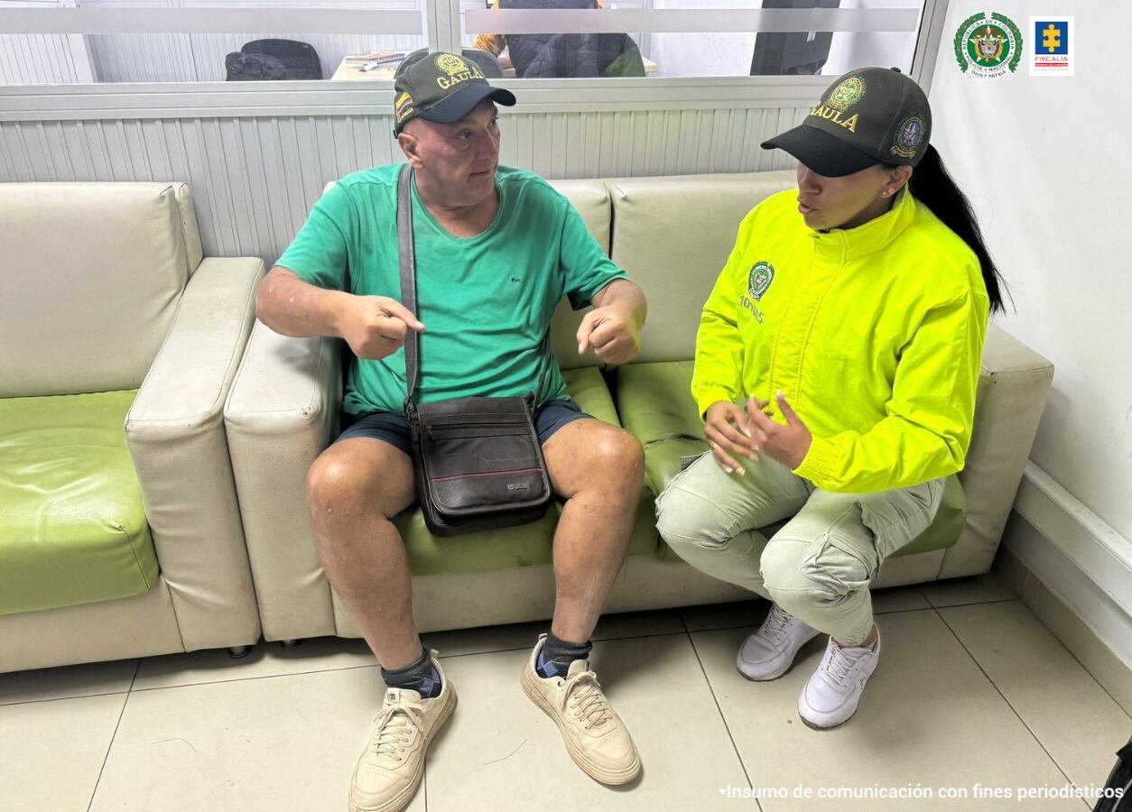 Italiano liberado, foto: Fiscalía