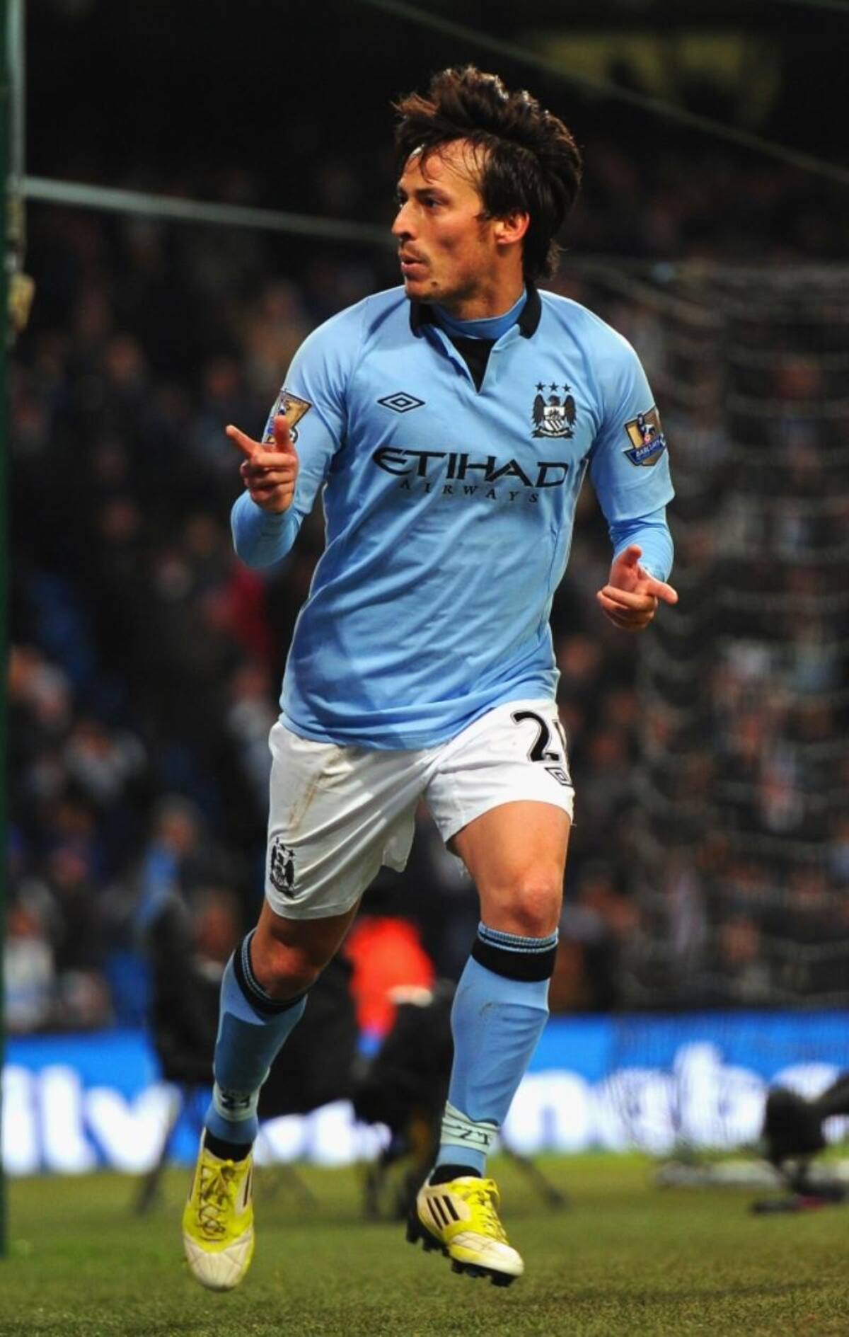 David Silva, jugador del Manchester City, tiene un valor entre 43,5 y 50,5 millones de euros. Alcanzó el top 10 del mercado.