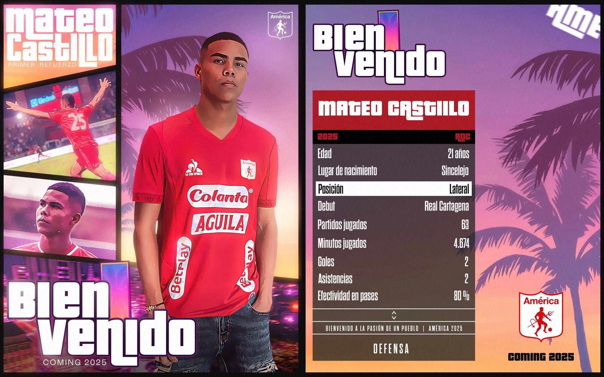 Mateo Castillo/@AmericadeCali