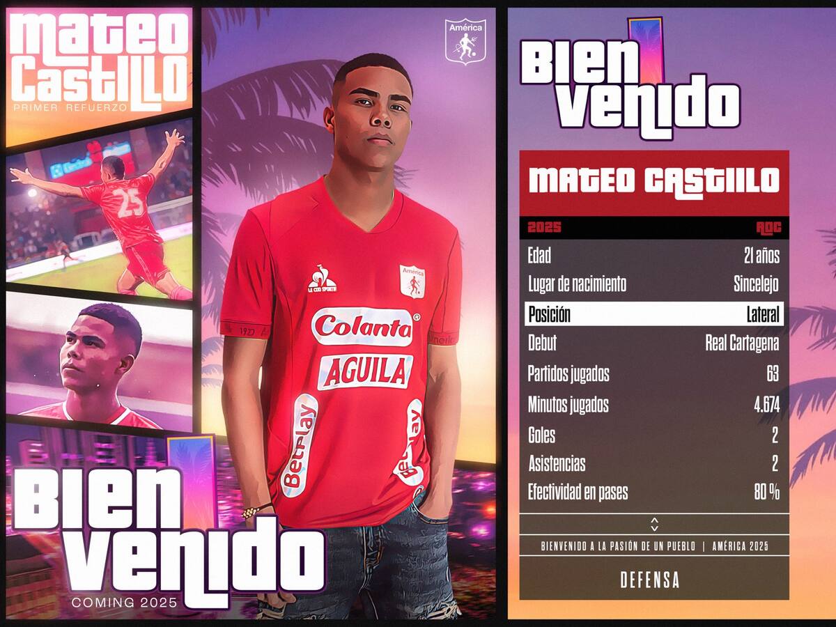 América de Cali anunció su primer refuerzo para la próxima temporada