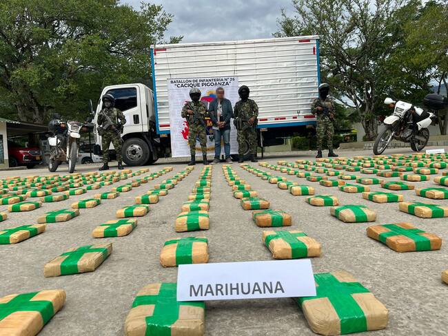 En las últimas horas, fueron incautados 290 kilos de marihuana.
