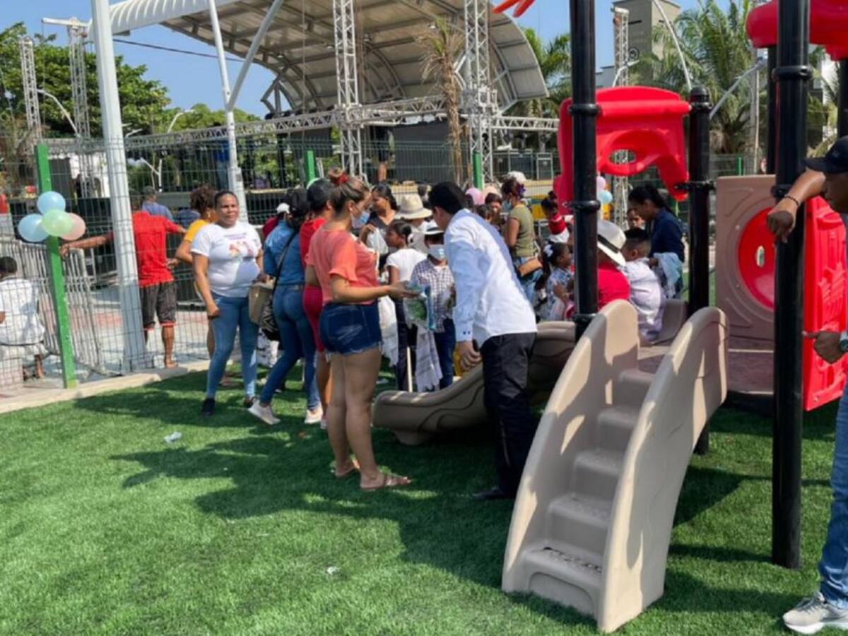 En Clemencia entregaron parque multifuncional