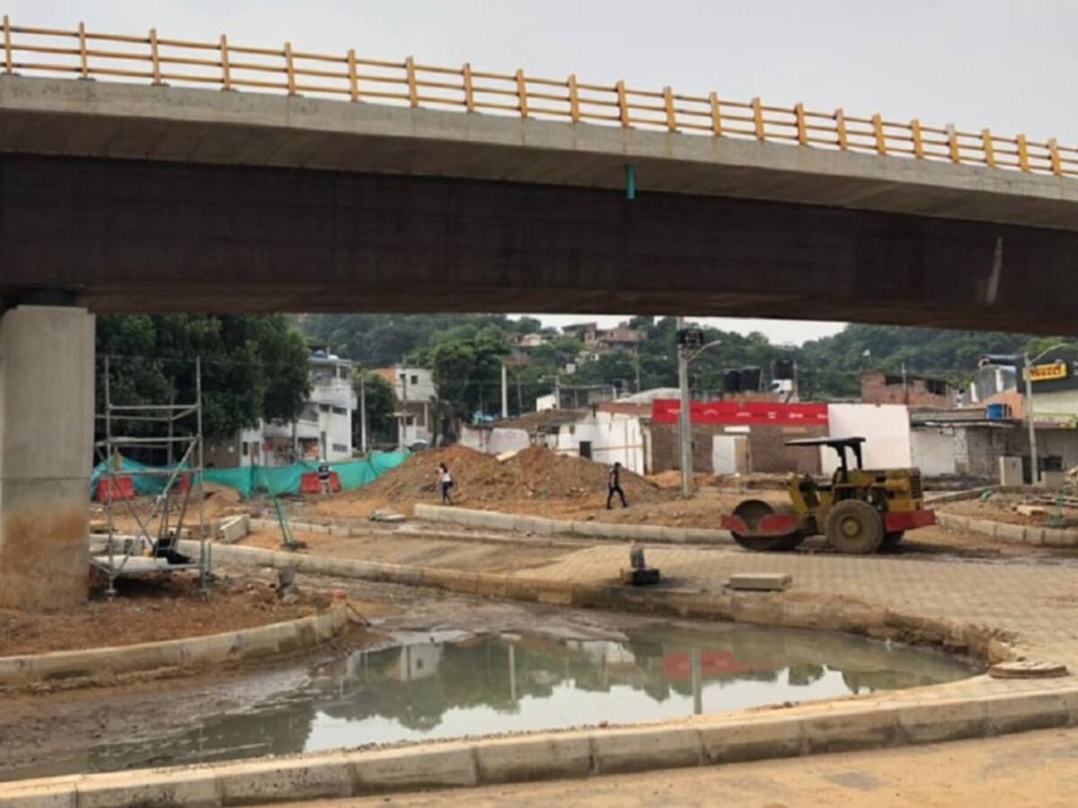 Reinician labores en construcción del puente de Cuatro vientos