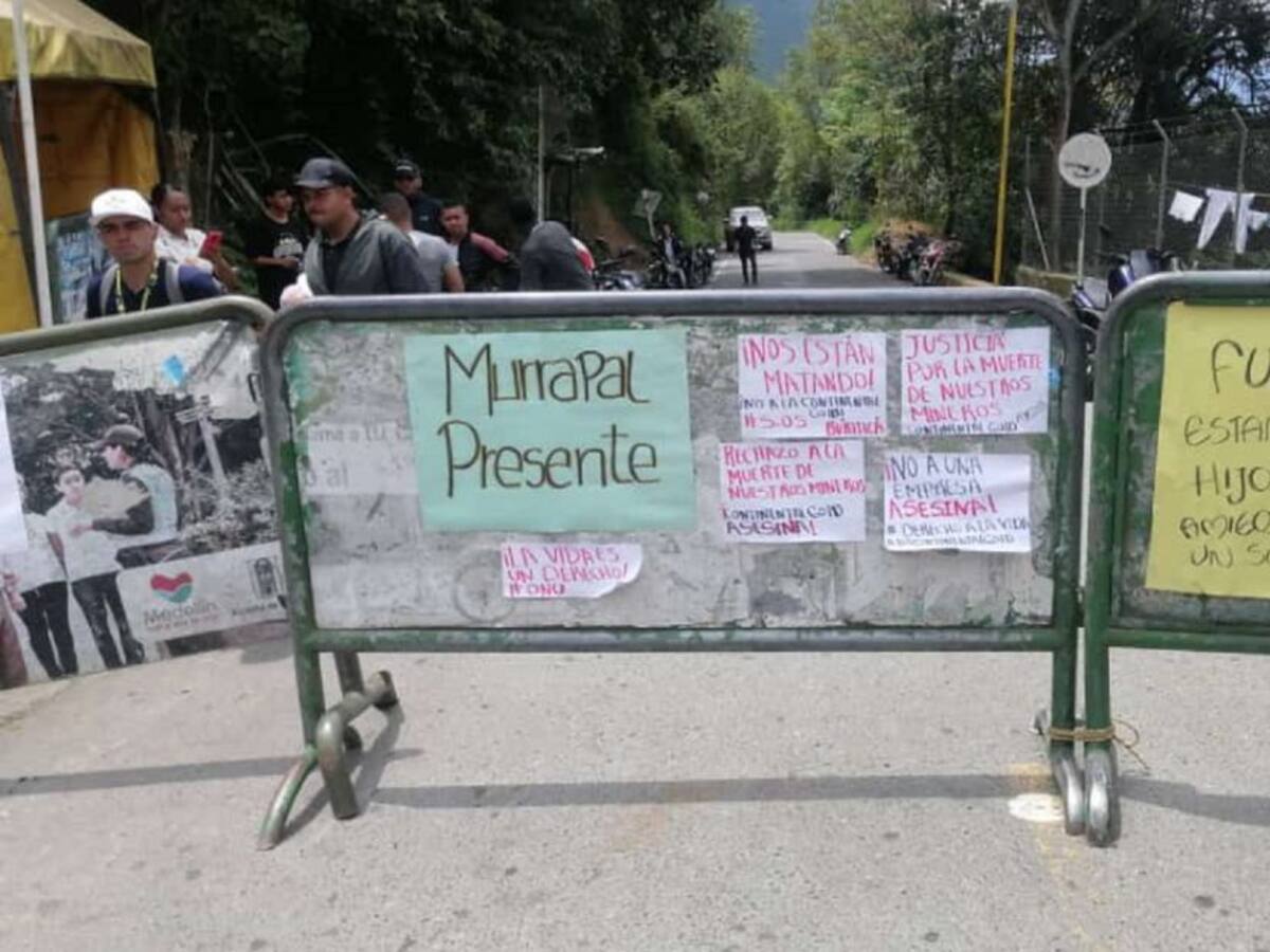 En Buriticá piden una comisión humanitaria para rescatar mineros atrapados