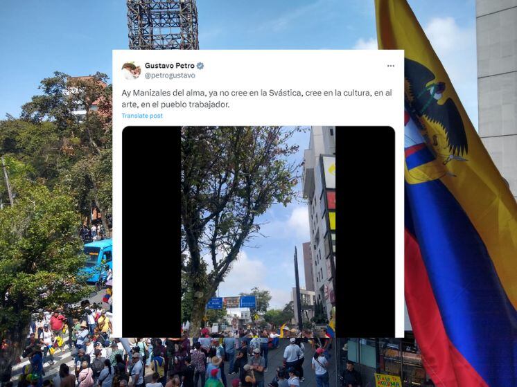 Publicación en la red social X