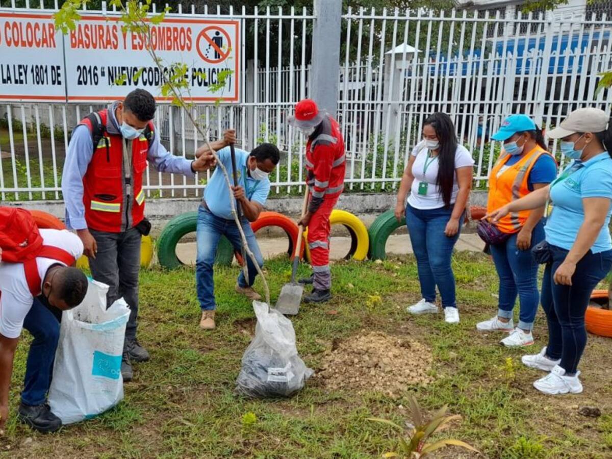 Veolia Aseo recuperó punto crítico de arrojo de residuos en Cartagena