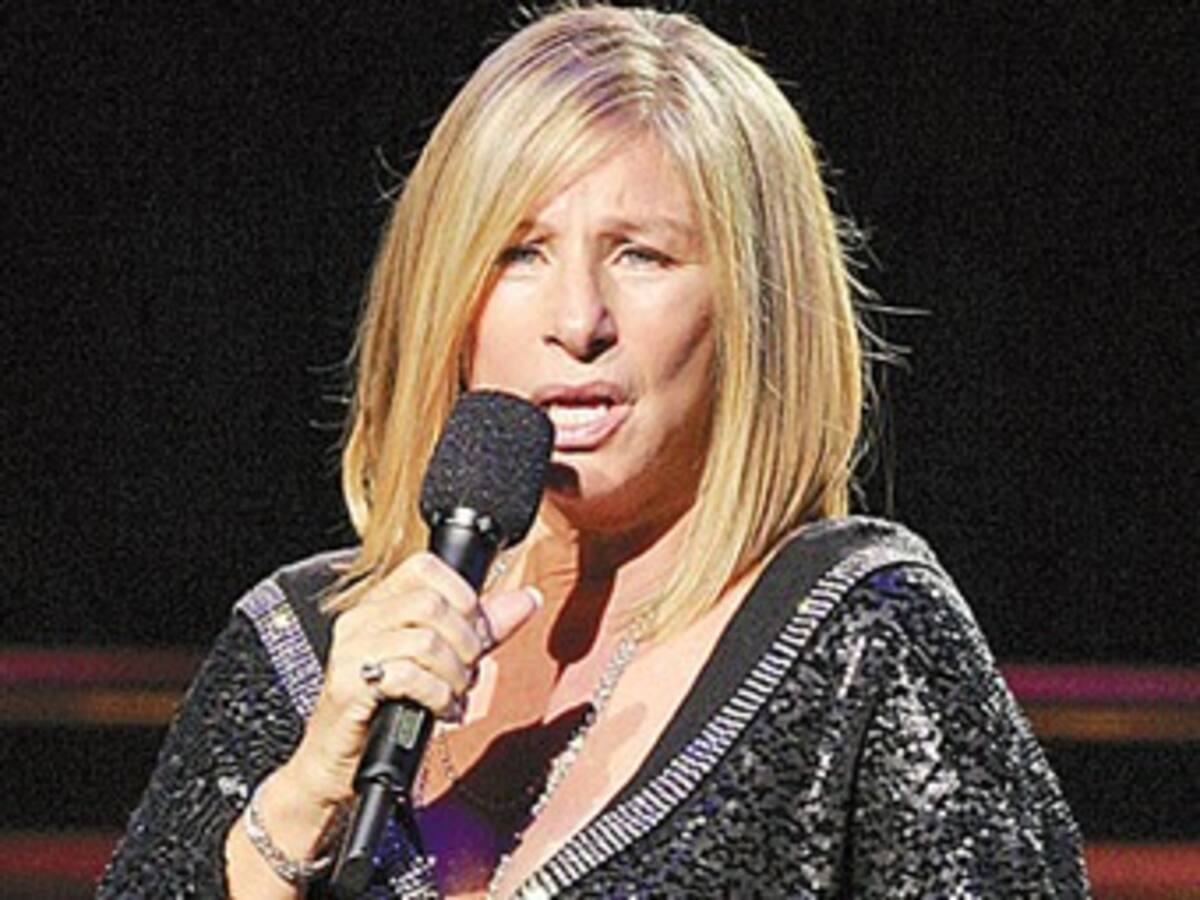 Barbra Streisand será homenajeada por su labor benéfica