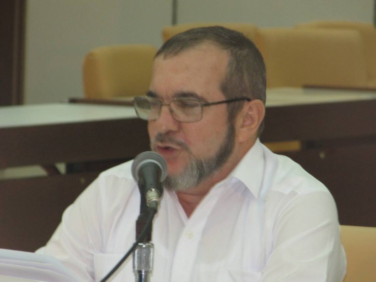Las Farc mantienen su voluntad de paz: Rodrigo Londoño