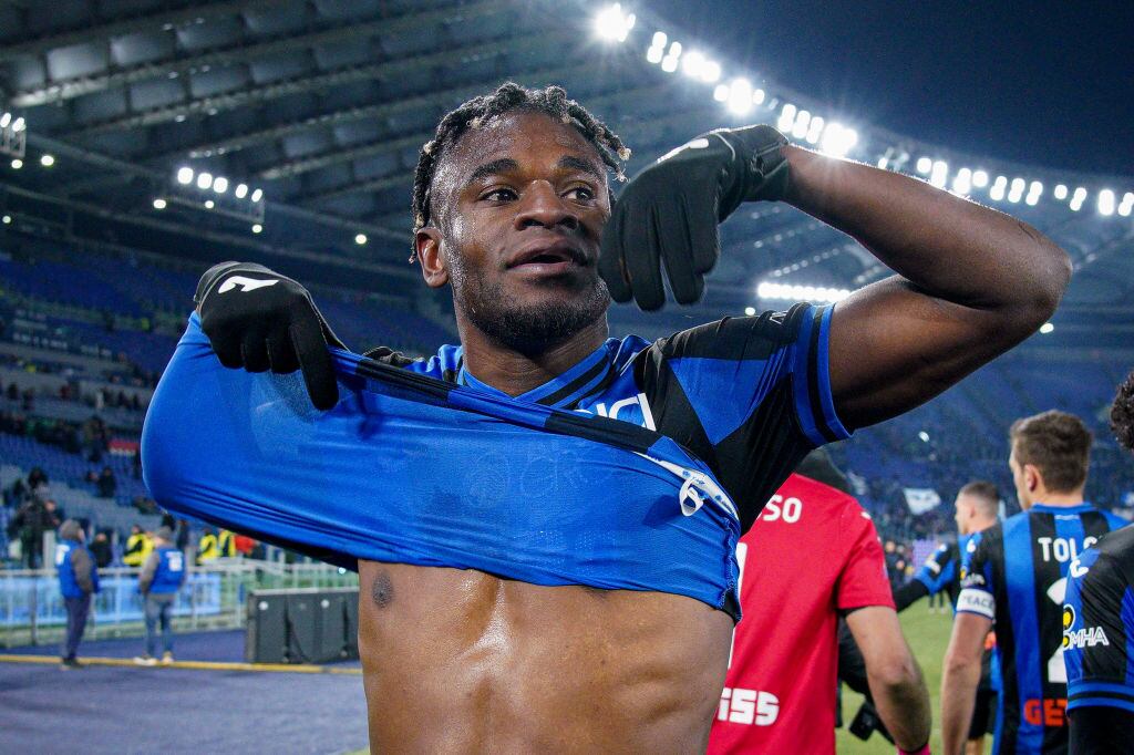 Duván Zapata, delantero colombiano del Atalanta de Italia (Photo by Giuseppe Maffia/NurPhoto via Getty Images)