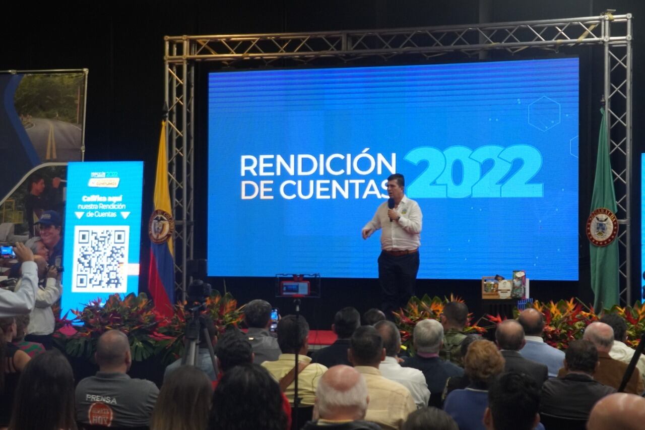 Rendición de cuentas 2022 - Foto: Oficial Gobernación de Risaralda