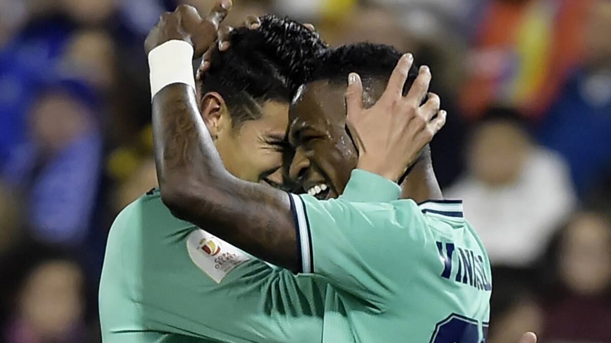 Con James los 90 minutos, Real Madrid avanzó a cuartos de final de la Copa