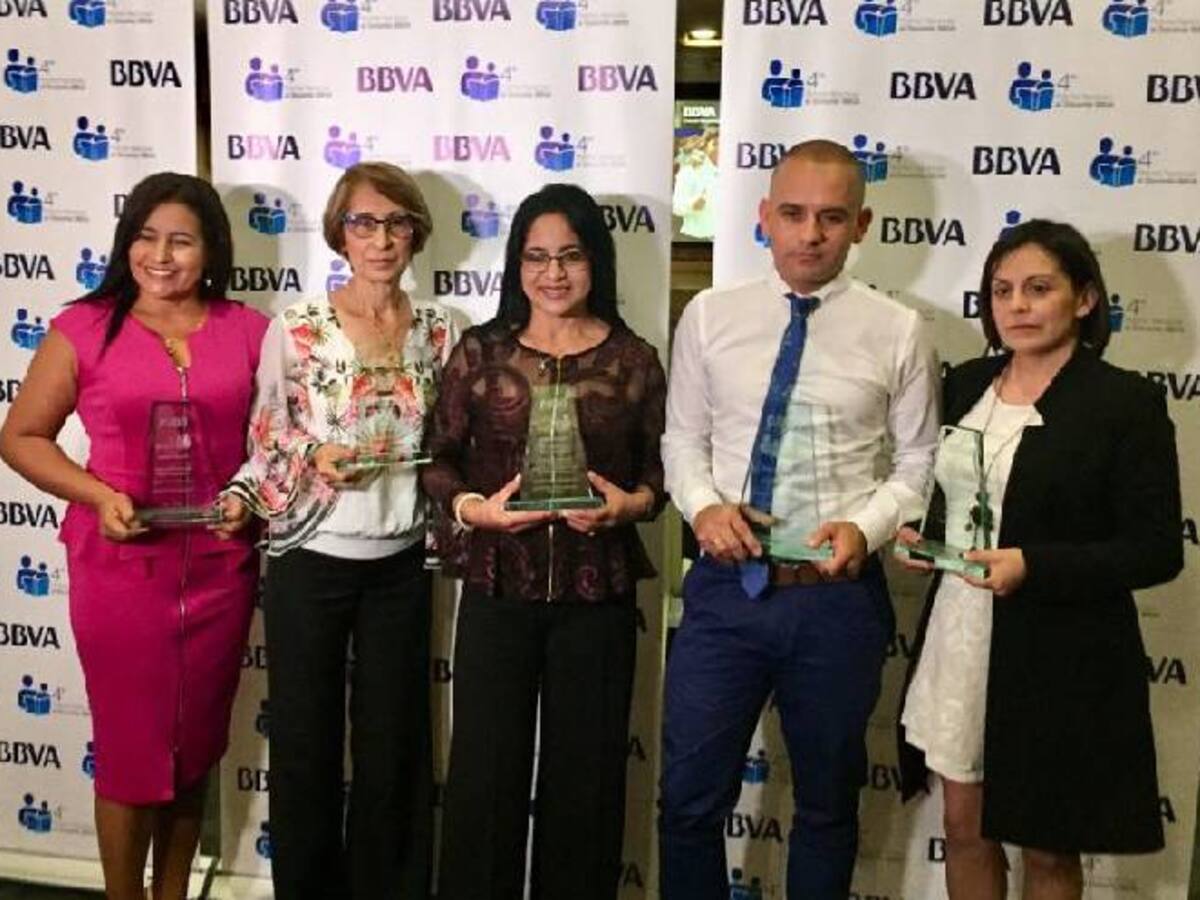 Cinco ganadores del Premio Nacional al Docente 2018