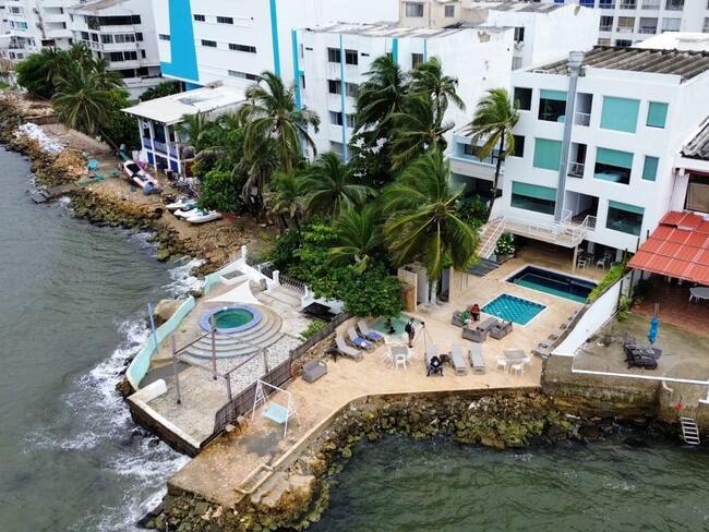 Edificio donde se promovía la explotación sexual en El Laguito, hoy es el Hotel Caribbean