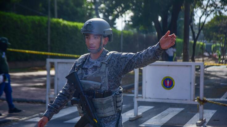 Coronel Hugo Enrique Pérez Acevedo, comandante del comando de Reclutamiento del Ejército Nacional