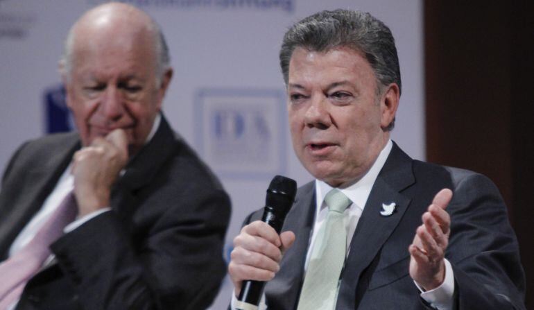 El presidente de la Republica Juan Manuel Santos