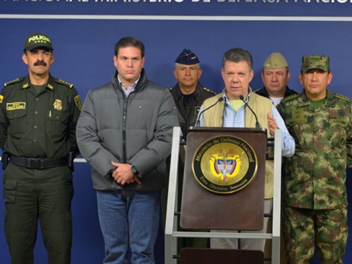 Es decisión de las Farc continuar con el proceso de paz: Santos