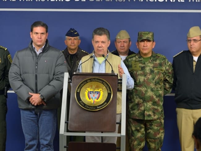 Es decisión de las Farc continuar con el proceso de paz: Santos