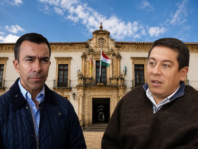 Los gobernadores de Cundinamarca, Jorge Emilio Rey, y de Boyacá, Carlos Amaya, trabajan en proyectos conjuntos para el desarrollo de los departamentos.