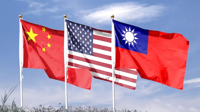 Estados Unidos, Taiwán y China. Foto: Getty Images.