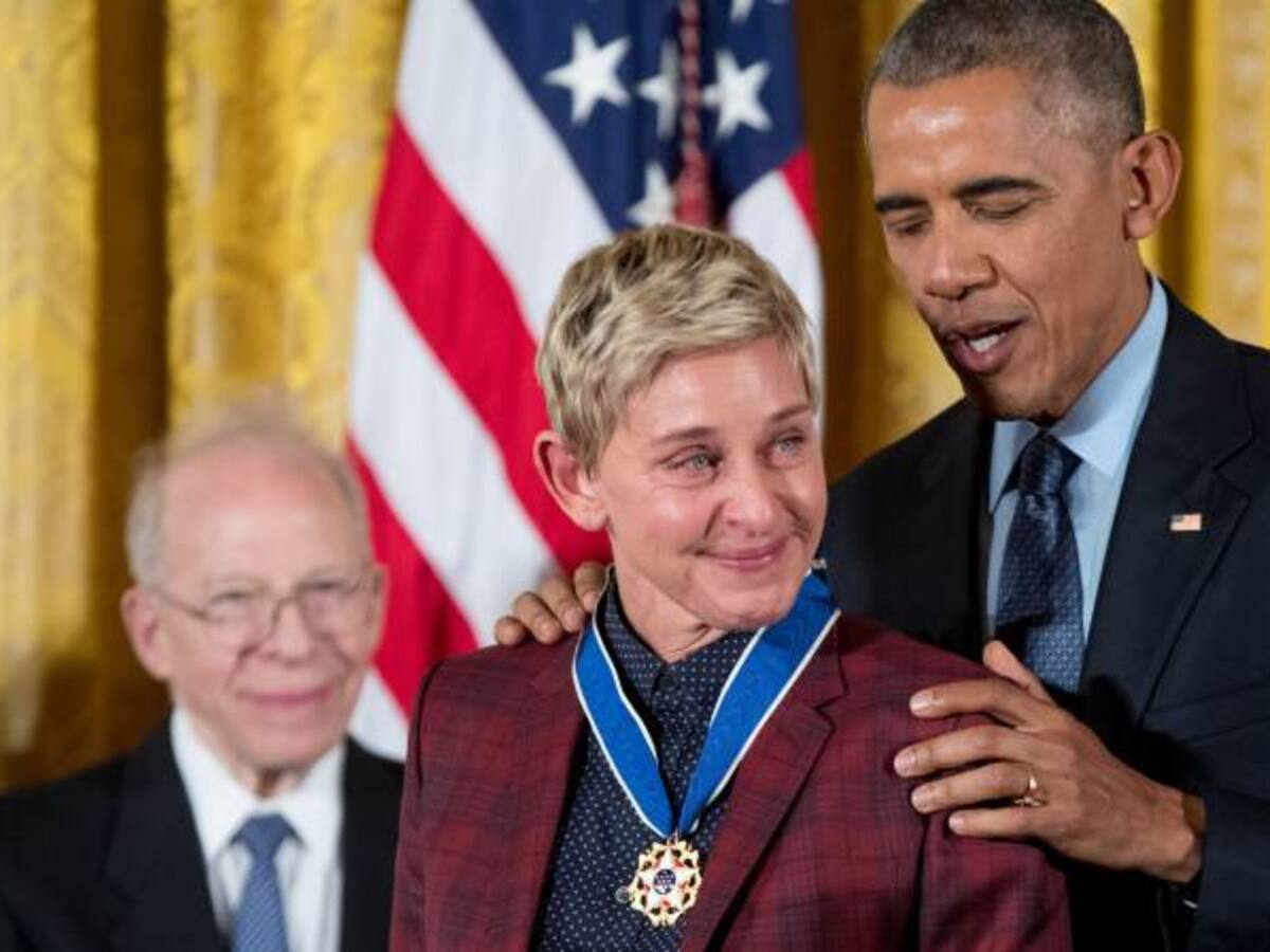 La importancia de la Medalla Presidencial otorgada a Ellen DeGeneres