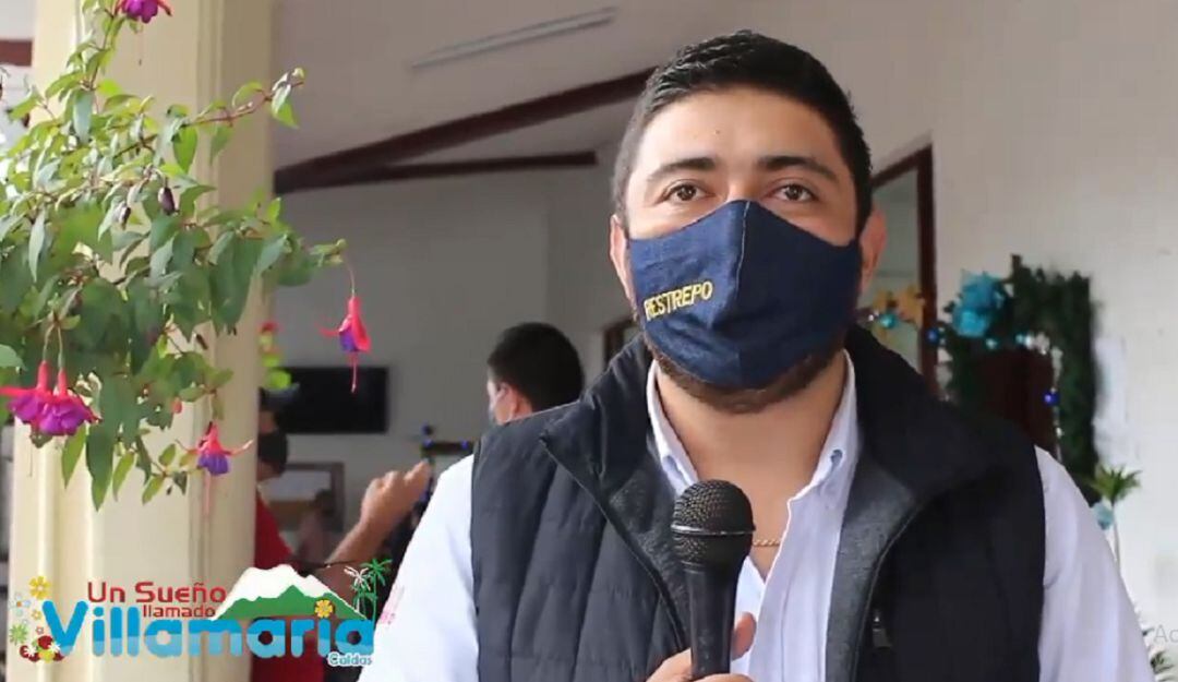 Secretario de gobierno de Villamaría, Leonardo Restrepo Duque,