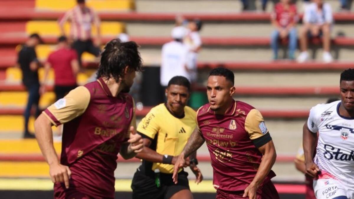Tolima vence a Fortaleza y cerrará de local la final de la Liga colombiana: resumen y goles
