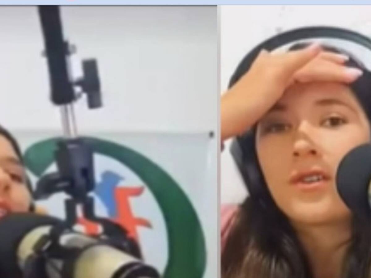 Kamila Manrique, la locutora que se volvió viral por transmitir en vivo el temblor