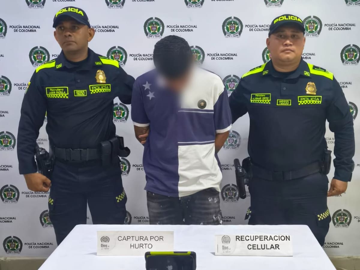 La ubicación de un celular robado permitió la captura de un ladrón en Ibagué