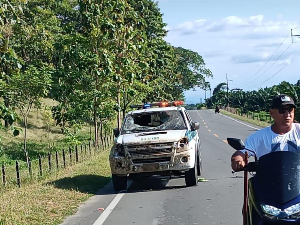 Atacan con un explosivo a una patrulla de la Policía en Turbo
