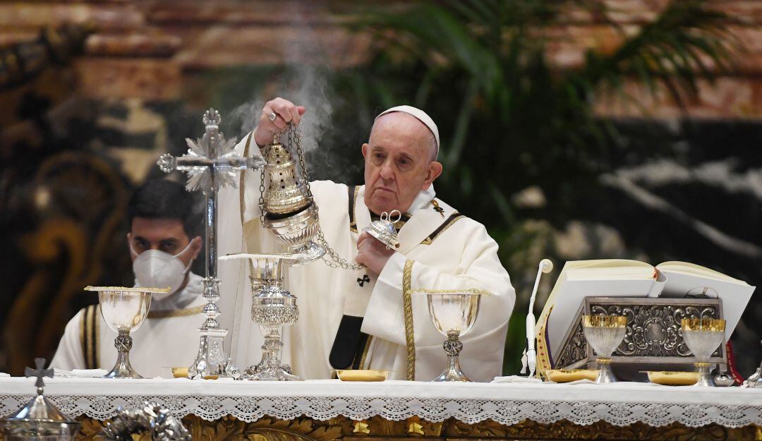 El papa Francisco en el comienzo de la Semana Santa