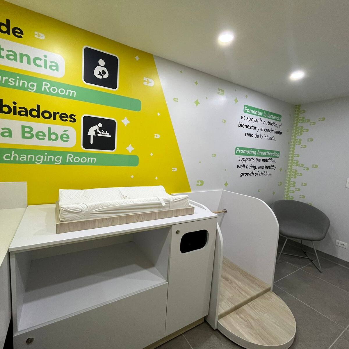 Aeropuerto El Dorado inaugura salas de lactancia y cambiadores para bebés