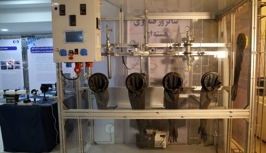 Muestras de implementos de manejo nuclear en Irán.                Foto: Getty 