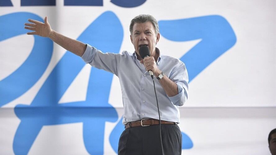 Juan Manuel Santos, presidente de la República de Colombia. Foto: Colprensa.