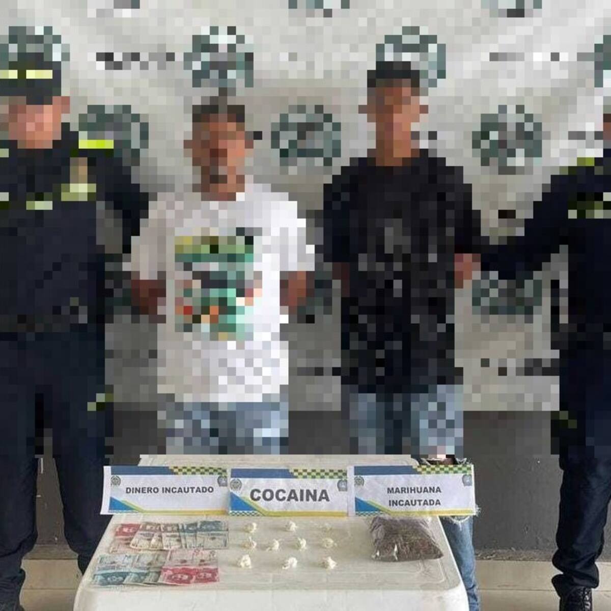 Incautaron droga y dinero en efectivo en El Carmen de Bolívar