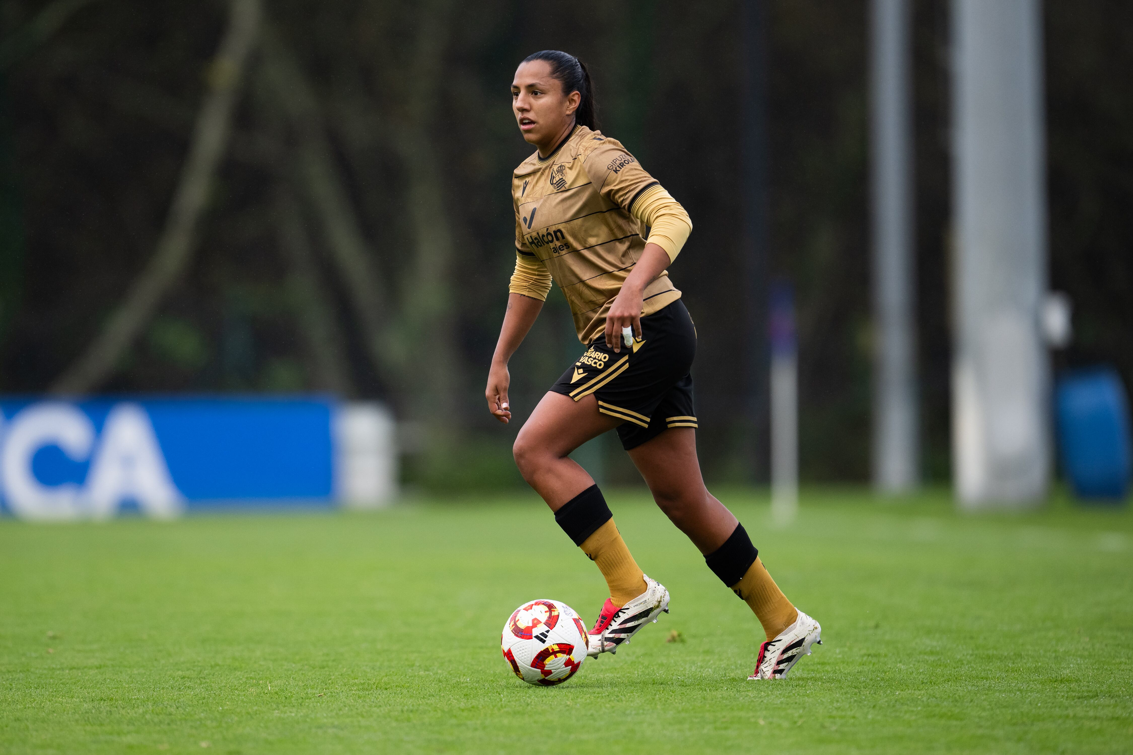 Manuela Vanegas de la Real Sociedad (Photo by Bruno Penas/Quality Sport Images/Getty Images)