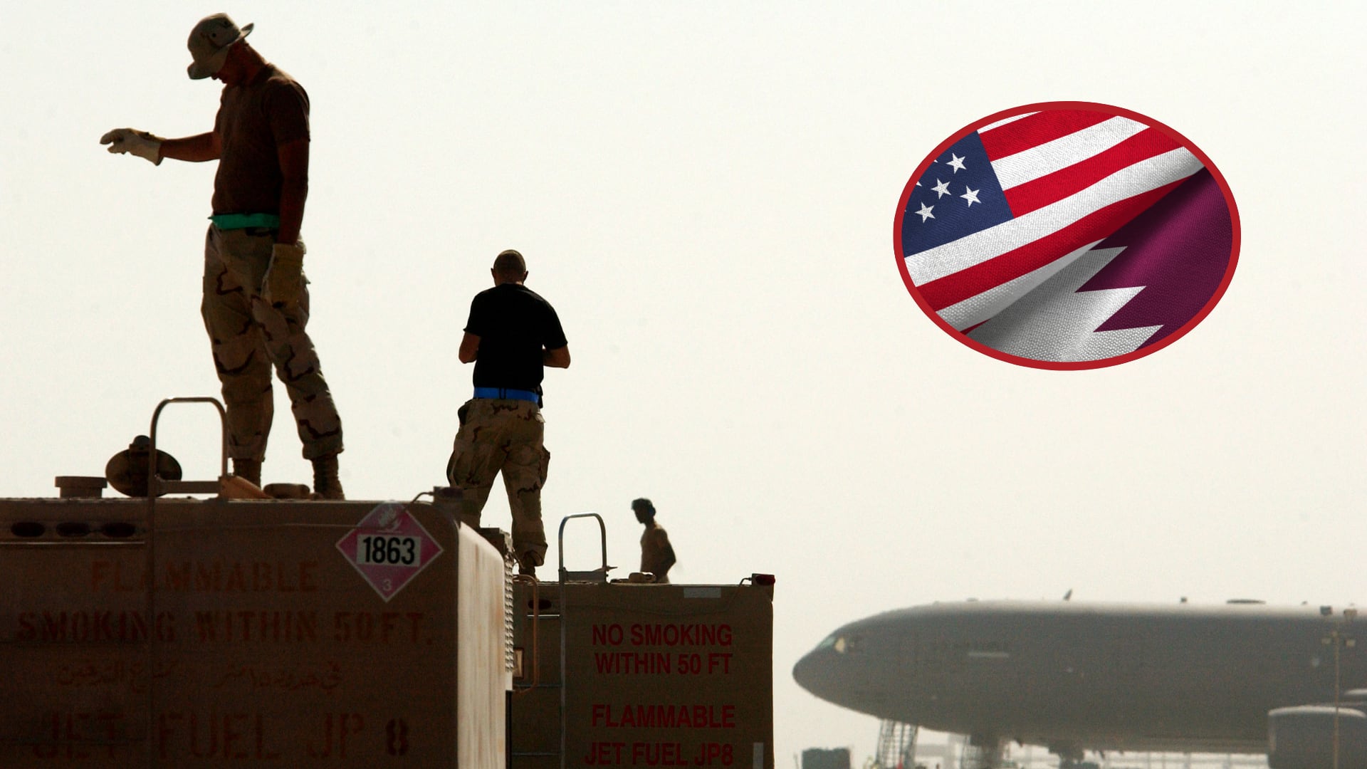 Base militar estadounidense en Qatar. Foto: Cherie A. Thurlby/USAFEstados Unidos y Qatar. Foto: Getty Images.