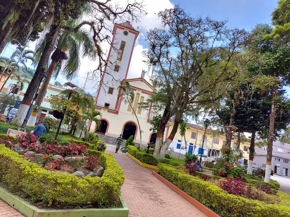 Parque principal de Filadelfia, Caldas. Foto: eje360.co