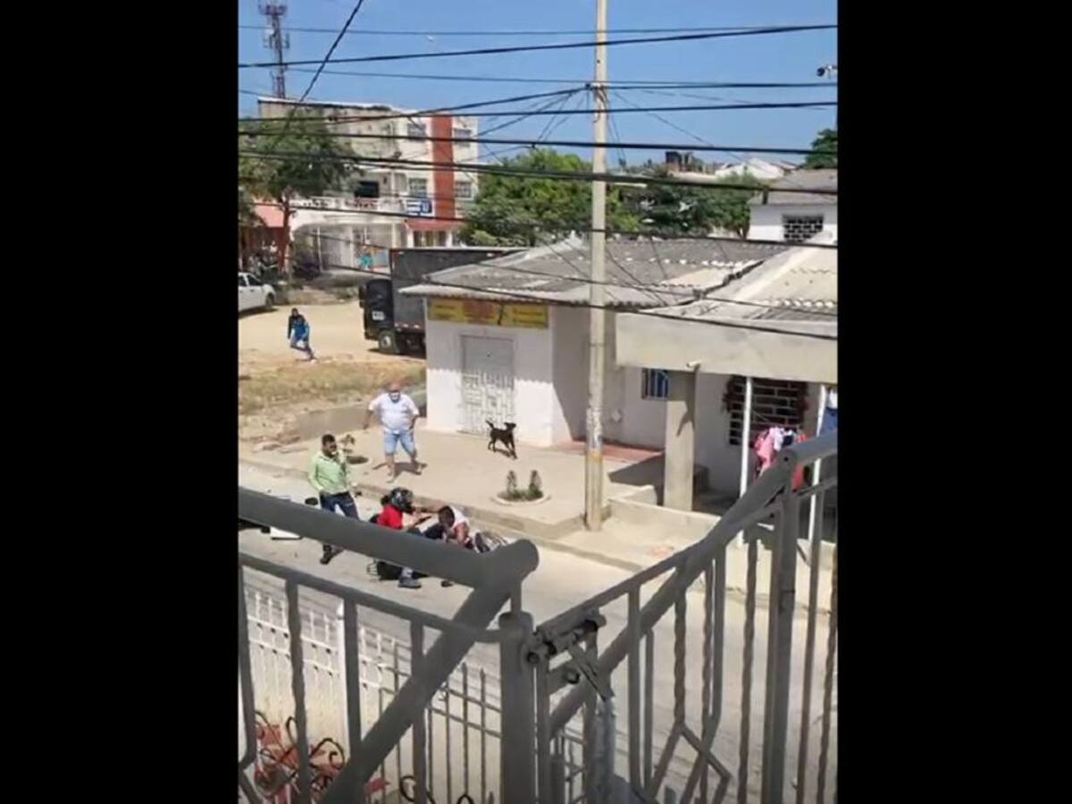 Golpean a dos presuntos delincuentes en Soledad