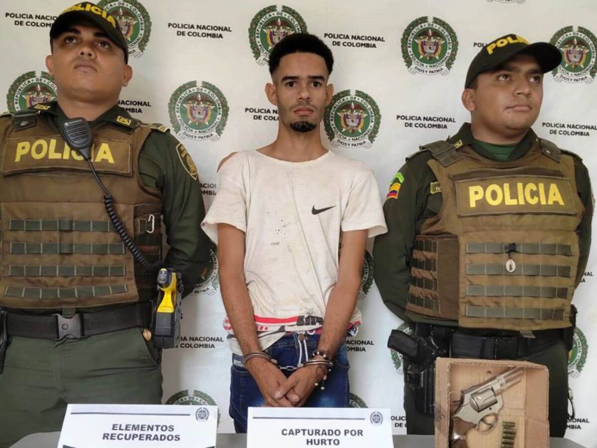 Alias ‘Spiderman’ fue detenido en Arjona después de robar un celular