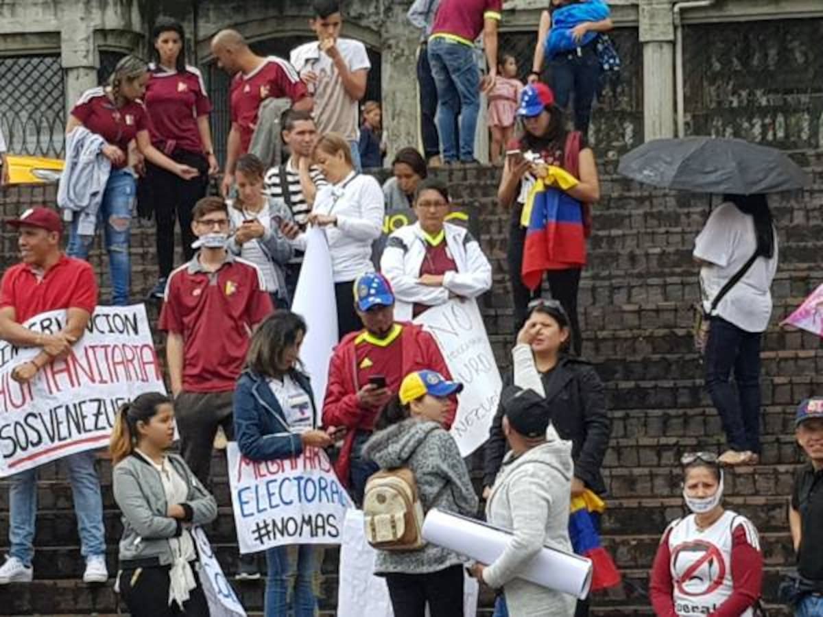 Venezolanos en Manizales lamentan que su país siga bajo el mando de Maduro