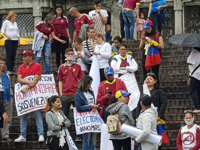 Venezolanos en Manizales lamentan que su país siga bajo el mando de Maduro