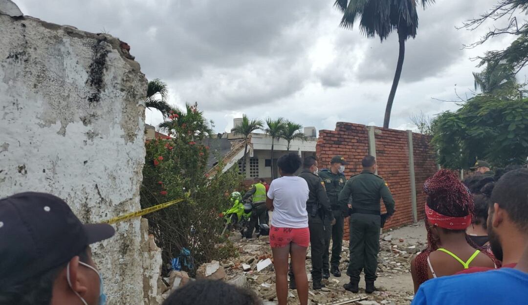 Lugar del accidente. Cortesía