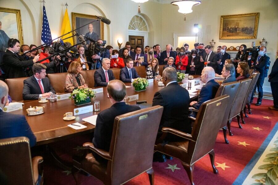 El presidente Joe Biden anunció, durante su primer encuentro oficial con el presidente Iván Duque, su intención de designar a Colombia como aliado principal no OTAN