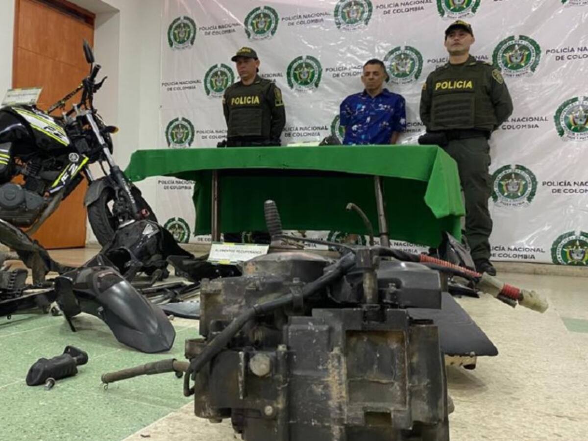 Capturan ladrón de motocicletas en Bucaramanga
