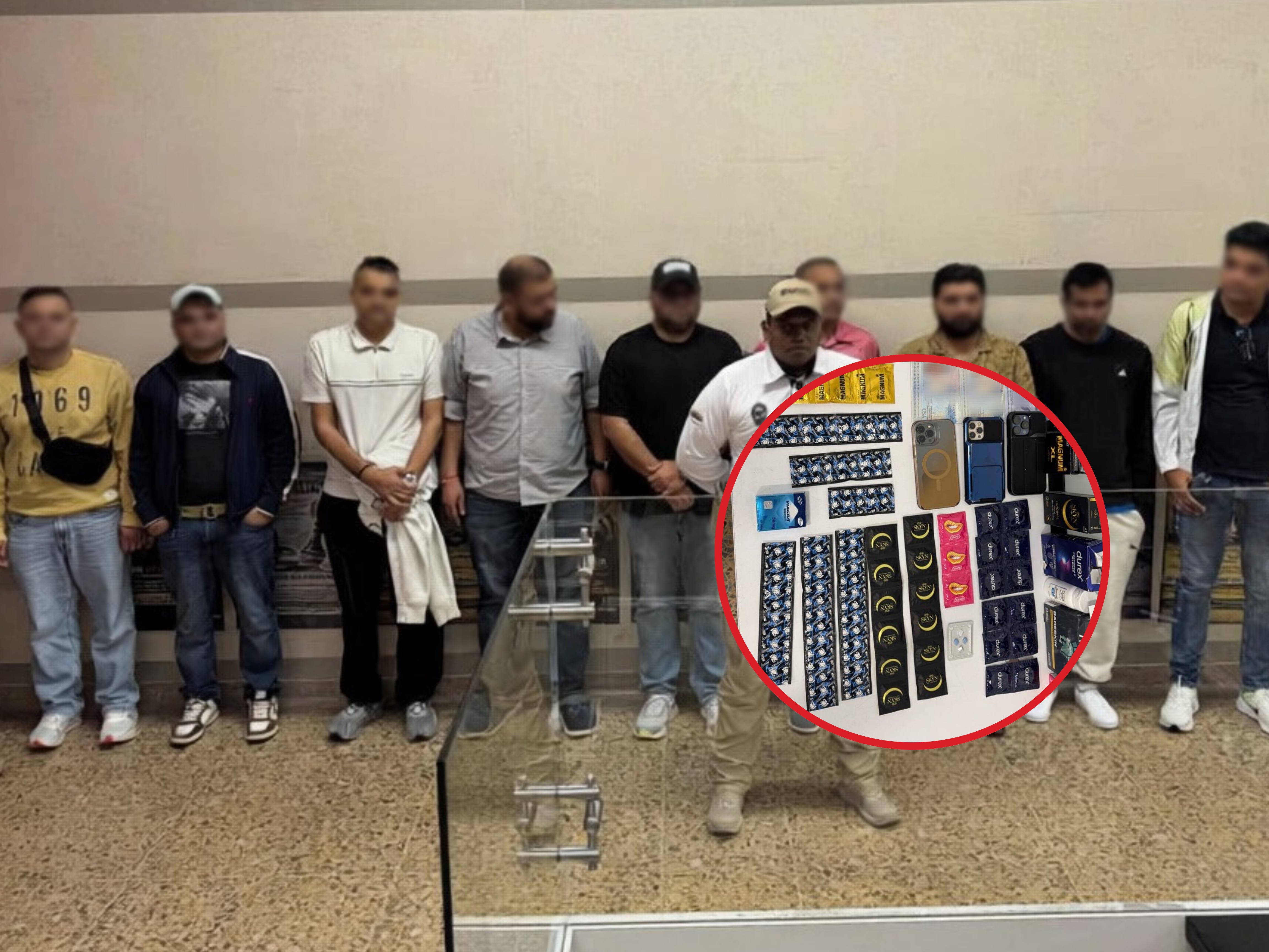 Diez inadmitidos en Medellín por alerta de explotación sexual. Foto: Migración Colombia.