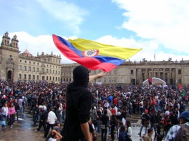 Nueva jornada de movilización estudiantil en Bogotá