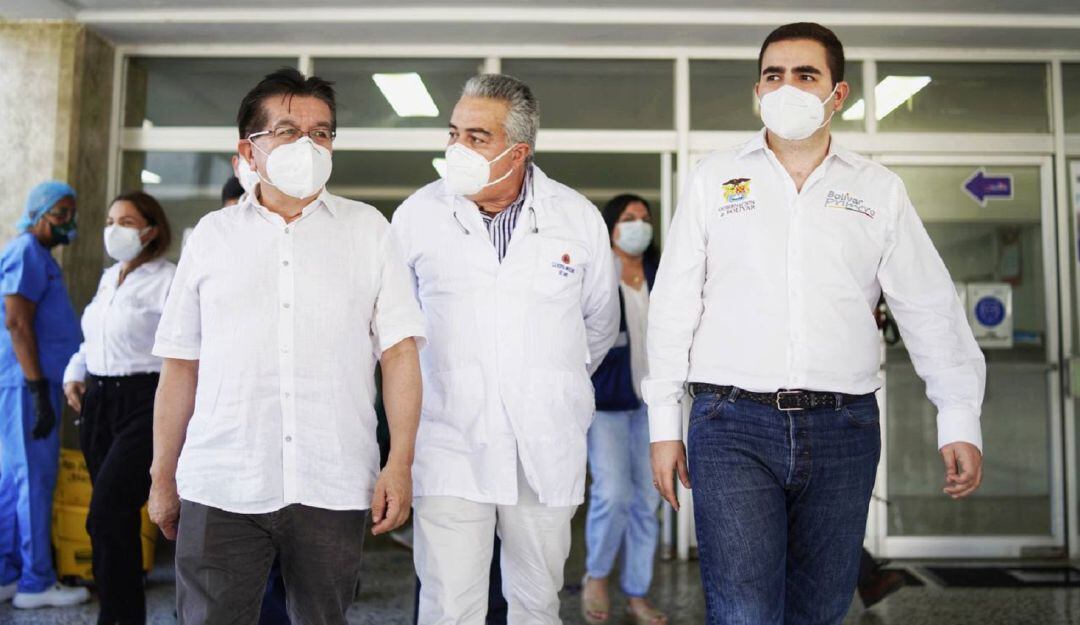 Recorrido por centros asistenciales que recibirán las vacunas en Bolívar